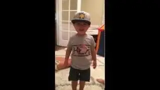 Cutest Warriors Fan doing the 