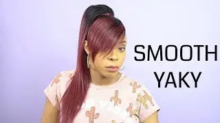 Freetress Equal Drawstring Ponytail - SMOOTH YAKY 2PCS (swoop side bang) --/WIGTYPES.COM