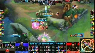 SK Fox Leblanc VS Fnatic Huni Rumble Highlights   2015 EU LCS Spring W7D1   YouTube