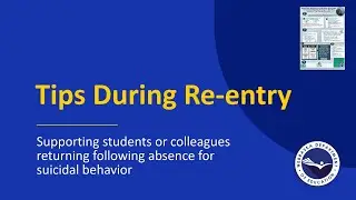 Tips During Re-Entry