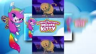 YTPMV Rainbow Butterfly Unicorn Kitty 