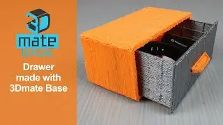 Drawer made with 3Dmate BASE - 3D Pen Mat