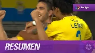 Resumen de UD Las Palmas (4-0) RCD Espanyol