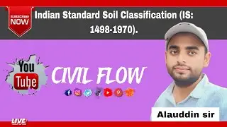Indian Standard Soil Classification (IS: 1498-1970). #soilmechanics #civilflow #alauddinsir #soil