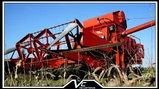Weizen Dreschen mit Bautz T 600 und G&uuml;ldner G&uuml;ldner Museum Niederbayern bei Vilsbiburg