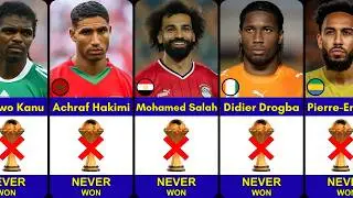 Best African Footballers Who Never Won the AFCON Trophy
