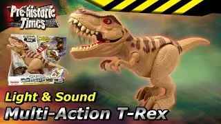 Pre-historic Times&trade; -  Light & Sound Multi-Action T-Rex    | RED BOX TOY