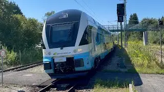Westbahn KISS &Uuml;berf&uuml;hrungsfahrt im Bahnhof Hergatz