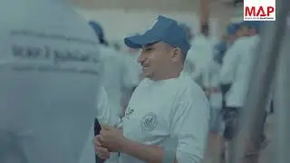 Palestinians with disabilities take part in marathon in Gaza