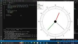 This A Python Clock. it's used tkinter . @patloeber