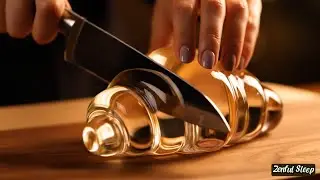 Glass Symphony: Food ASMR Slicing (P2) Visual & Sound Therapy #asmr #asmrsounds #asmrfood #asmrvideo