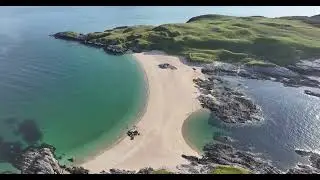 Kyle of Tongue Bay and Rabbit Island Sutherland Scotland