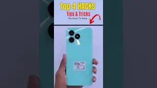 4 главных секретных трюка Realme C51🔥📱
