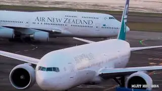 Final Air New Zealand 747 [ZK-NBV] Flight Landing at Auckland Airport as NZ7