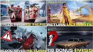 🔴 Bgmi new X-suit 4.3 update| blood raven return| bgmi new prize path is here| ultimate @MUZAN_YT_4K