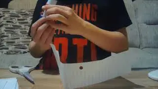 Me and Grandpa build a paper boat 
