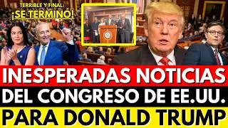 NOTICIAS DE ÚLTIMA HORA DEL CONGRESO DE EE.UU.