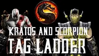 Mortal Kombat (2011) - Tag Ladder - Expert - Kratos And Scorpion - No Matches Lost (Commentary)
