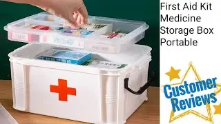 First Aid Kit Medicine Storage Box Portable | Emergency Box