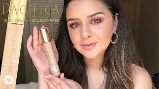 PACIFICA ALIGHT CLEAN FOUNDATION REVIEW dry skin + acne | SHEILA SHIMMERS