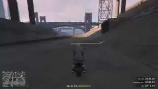 GTA 5 Online - Storm Drain Time Trial Under Par Easy Route