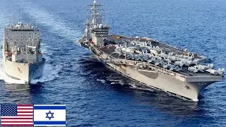 ВМС США, Израиль. Авианосец USS Dwight D. Eisenhower (CVN-69) проводит обычные операции.