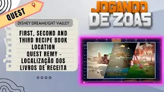 FIRST, SECOND AND THIRD RECIPE BOOK LOCATION - QUEST REMY - LOCALIZA&Ccedil;&Atilde;O DOS LIVROS DE RECEITA - DLV