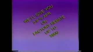 Midway Auto Center (Framingham, MA) commercial, December 1986