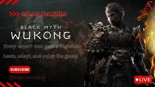 Black Myth: Wukong 1ST PLAYTHROUGH LIVE, Mistakes aren’t forgiven. I will dodge, panic, probably die
