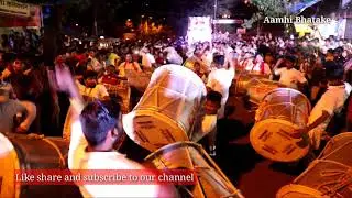 Shankhanaad Dhol Tasha Pathak Mumbai 101 dhol Manvandana at Bandrachi Aaibhavani  Agaman Sohla 2018
