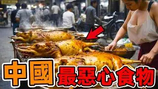 中國最惡心的10種食物！看完製作過程後再也不敢吃了，第一名竟是「小孩最愛」！#腦洞大開#科普#冷知識#top10#世界之最#排名#地球#大自然