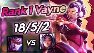 Vayne Vs Irelia - Challenger Gameplay Rank 1 Vayne