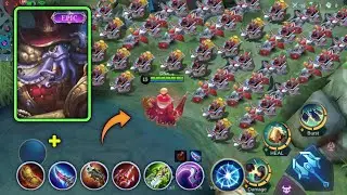 bane vs 100 minions (full item dan no item)