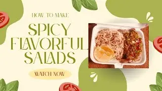 🌶️ **Two Fresh & Flavorful Salads!** 🍤🍜