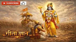 Lord Krishna giving geeta  gyan to Arjun Part 9