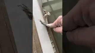 Adding glazing putty to a traditional wood sash window