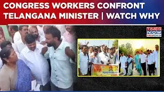 Congress Workers Confront Telangana Minister, Party Faces OBC Backlash Over Caste&nbsp;Survey?&nbsp;Watch