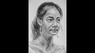 黑白照片感的水墨人物素描 Real-time Ink Portrait Sketch, with black and white photo sense.  260128