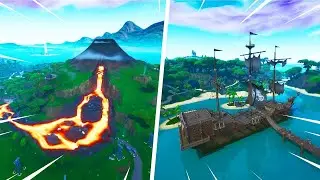 New Fortnite Season 8 Locations | Sunny Steps, Lazy Lagoon