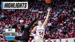 Rutgers at Indiana | Highlights | Big Ten Women's Basketball | Jan. 29, 2023