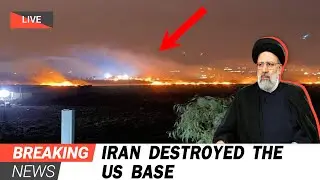 20 minutes ago! 12 Iranian Fateh 110 missiles hit the US base in Erbil