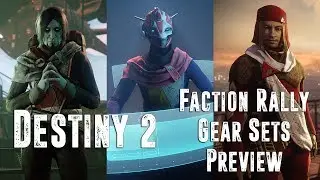 Faction Rally Gear Sets Preview - Destiny 2