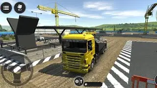 Drive Simulator 2020 🚛 Mega Construction Loading Mission | Realistic Truck Driving Gameplay