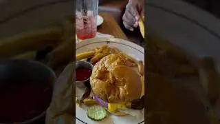 Saltgrass steakhouse Texas! #burger #viralvideo #steak #foodblogger