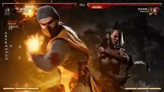 Practicando los movimientos de Scorpion #mortakombat1  #scorpion 