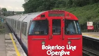 OpenBve London Underground:Bakerloo Line - Elephant & Castle to Lambeth North (No Sound)