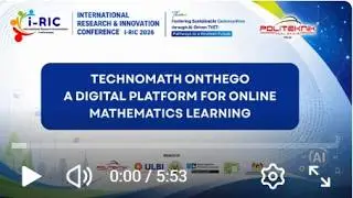i-RIC2026_PI-023 | TECHNOMATH ONTHEGO: A DIGITAL PLATFORM FOR ONLINE MATHEMATICS LEARNING