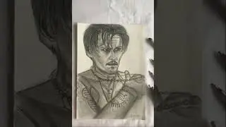 Johnny Depp #graphitepencil #youtuber #artoftheday #sketch #portrait #johnnydepp #youtube #artistic