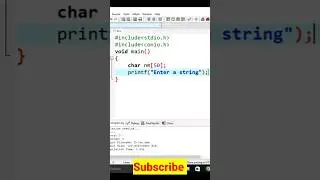 Print String using puts or gets Function in C #shorts #youtubeshorts