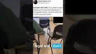 Student Cites Executive Order &mdash; Woke Class Ends Awkwardly Fast